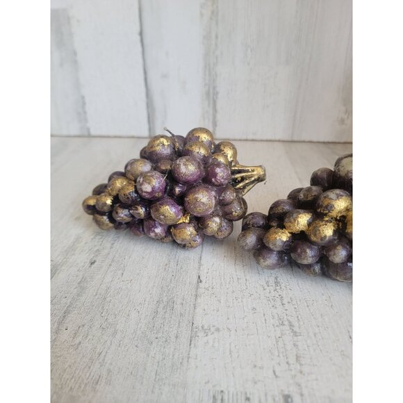 Rustic realistic grape vine candle home decor set - Picture 6 of 9